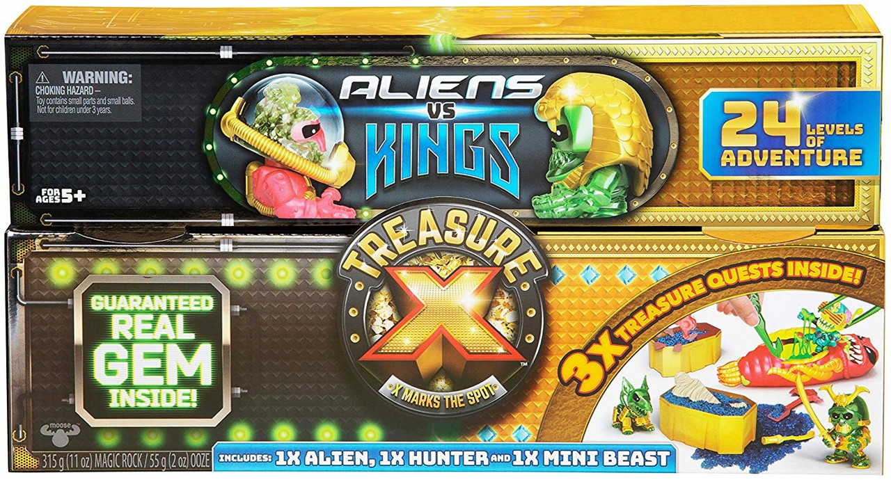 Большой набор Сундук сокровищ "Пришельцы против королей" Treasure X Aliens V Kings Treasure Chest
Большой набор Сундук сокровищ "Пришельцы против королей" Treasure X Aliens V Kings Treasure Chest