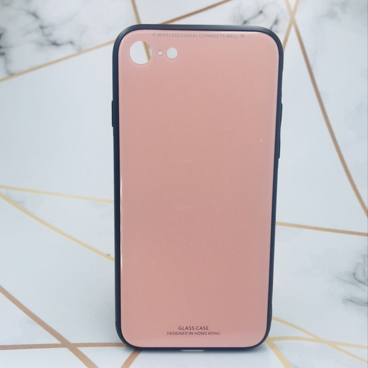 Силиконовый чехол Glass case со стеклянной задней панелью для iPhone 7 7s 8 8s Розовый
Силиконовый чехол Glass case со стеклянной задней панелью для iPhone 7 7s 8 8s Розовый