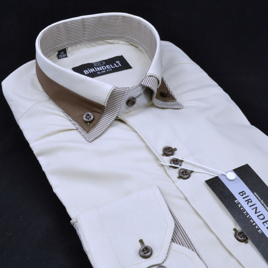 Сорочка чоловіча, приталена (Slim Fit), з довгим рукавом Birindelli 512382 80% бавовна 20% поліестер M(Р)
Сорочка чоловіча, приталена (Slim Fit), з довгим рукавом Birindelli 512382 80% бавовна 20% поліестер M(Р)