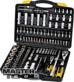MasterTool Набор насадок торцевых PROFI CrV 1/4” - 1/2”, трещотка 72Т, 111 шт, кейс, Арт.: 78-5111
MasterTool Набор насадок торцевых PROFI CrV 1/4” - 1/2”, трещотка 72Т, 111 шт, кейс, Арт.: 78-5111