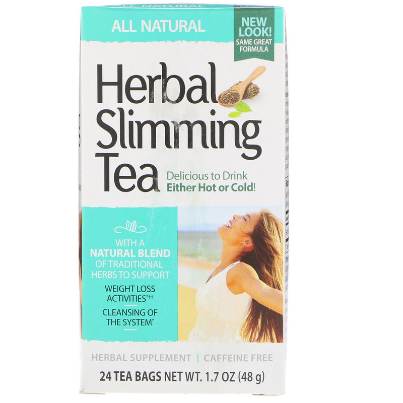 Травяной чай для похудения, 21st Century "Herbal Slimming Tea" натуральный, без кофеина, 24 пакетика (48 г)
Травяной чай для похудения, 21st Century "Herbal Slimming Tea" натуральный, без кофеина, 24 пакетика (48 г)