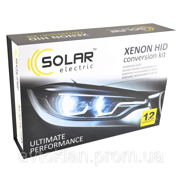 Xenon набор ксенон комплект набор Solar H4 6000K 85V 35W биксенон (4460) голубой свет
Xenon набор ксенон комплект набор Solar H4 6000K 85V 35W биксенон (4460) голубой свет