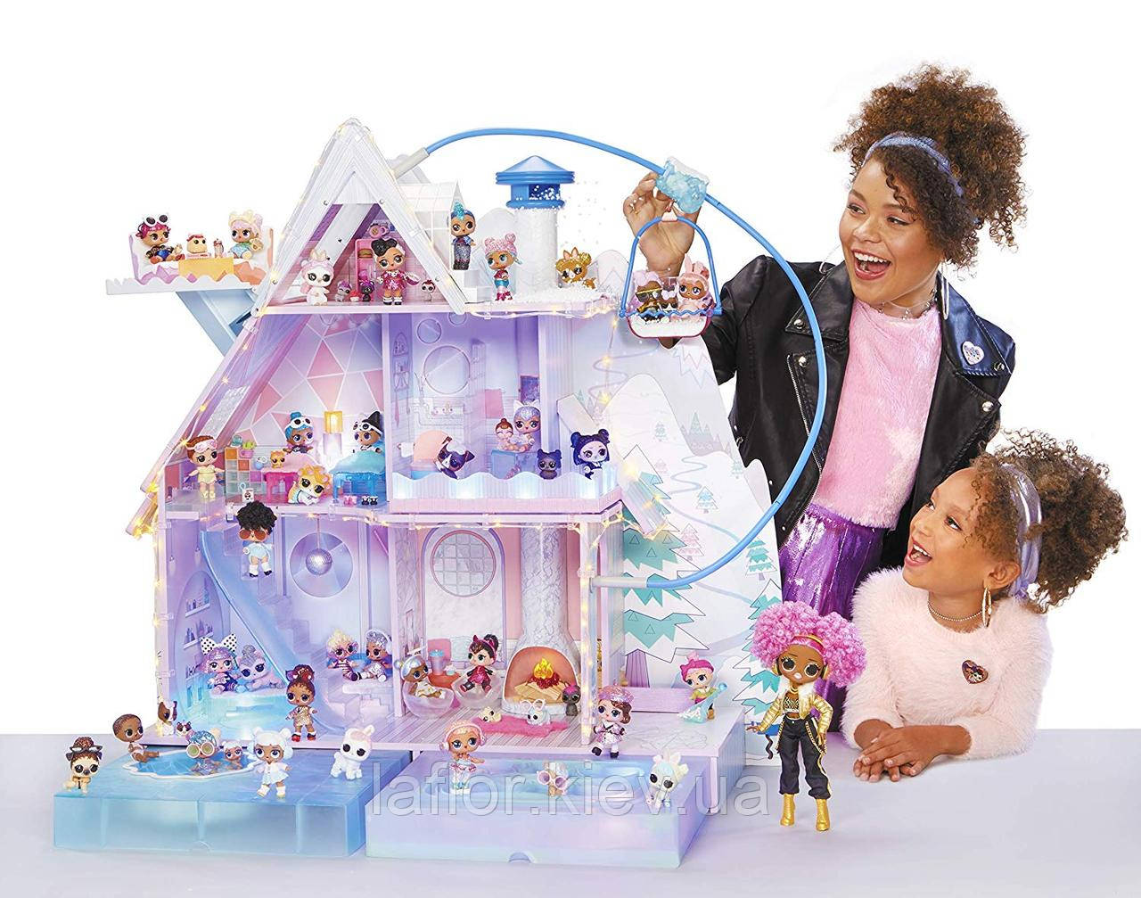 Дом Лол Зимний Особняк Шале Зимняя Дискотека Lol 562207. L.O.L Surprise! Chalet Winter Disco 95+Surprises.
Дом Лол Зимний Особняк Шале Зимняя Дискотека Lol 562207. L.O.L Surprise! Chalet Winter Disco 95+Surprises.