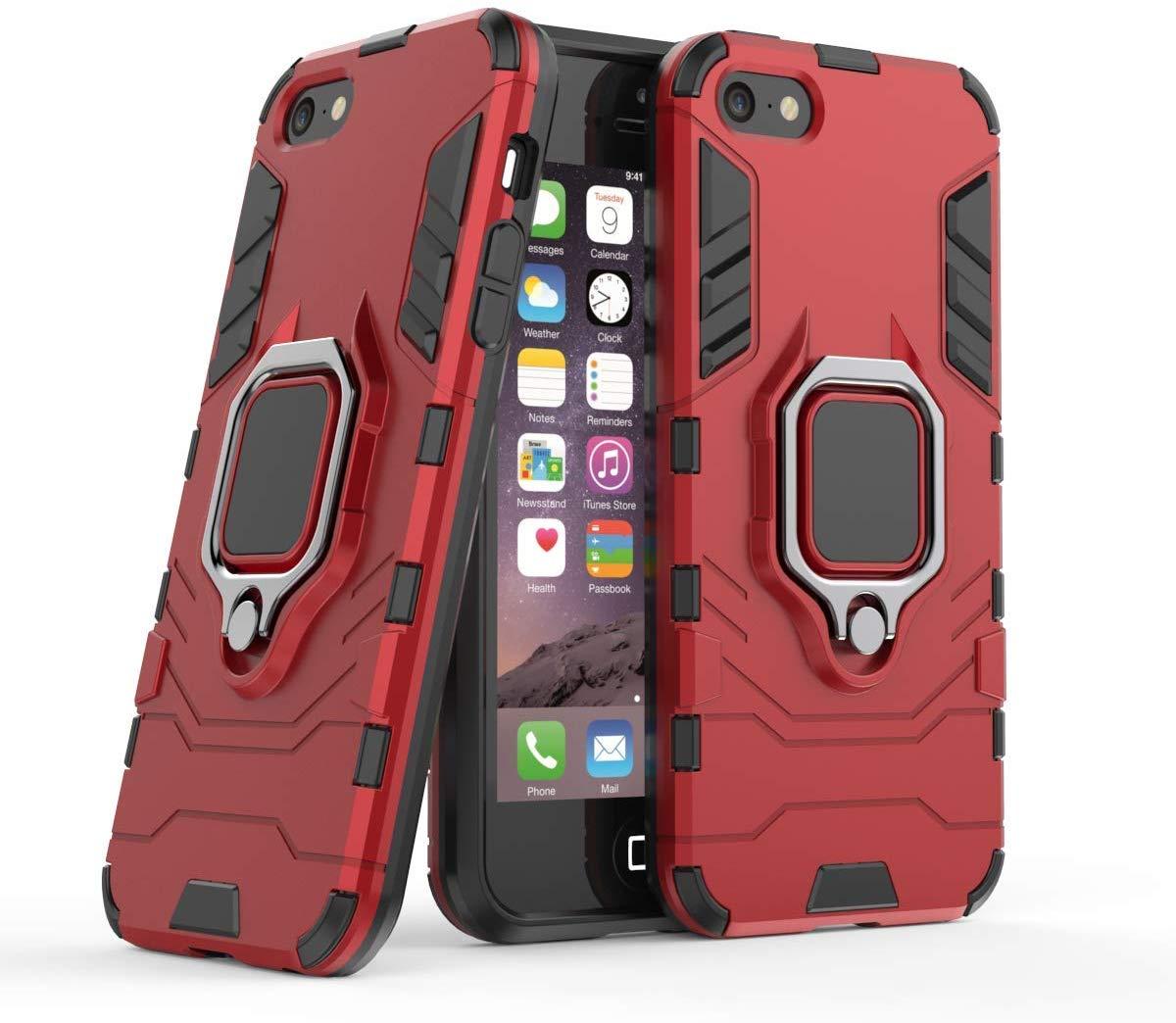 Чехол Iron Ring для Iphone 5 / 5s / SE бронированный Бампер с подставкой Red, Красный
Чехол Iron Ring для Iphone 5 / 5s / SE бронированный Бампер с подставкой Red, Красный