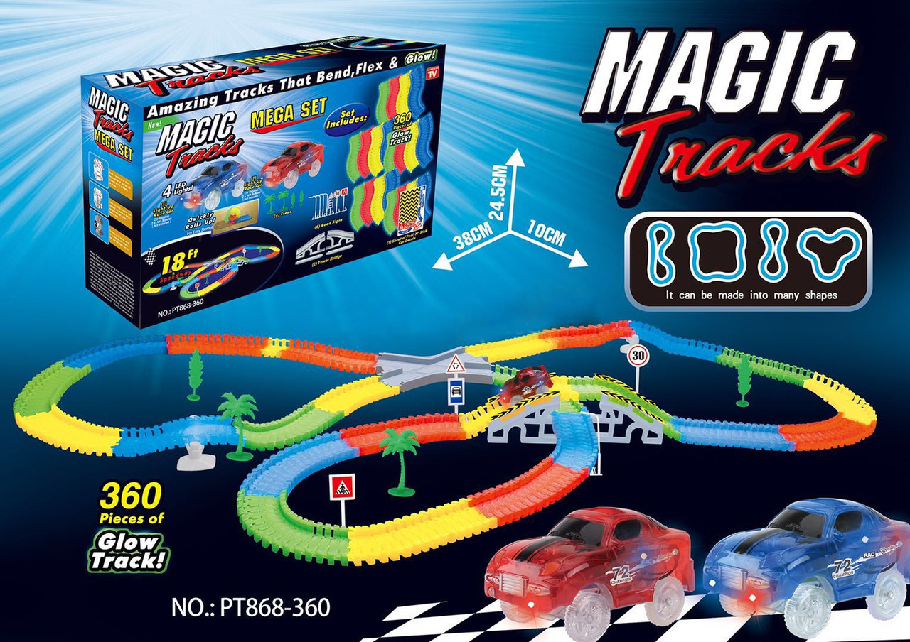 Magic Tracks 360 (модель B) - игрушечный гоночный трек-конструктор + 2 машинки, с доставкой по Украине, Конструктори і гоночні треки, Конструкторы и
Magic Tracks 360 (модель B) - игрушечный гоночный трек-конструктор + 2 машинки, с доставкой по Украине, Конструктори і гоночні треки, Конструкторы и