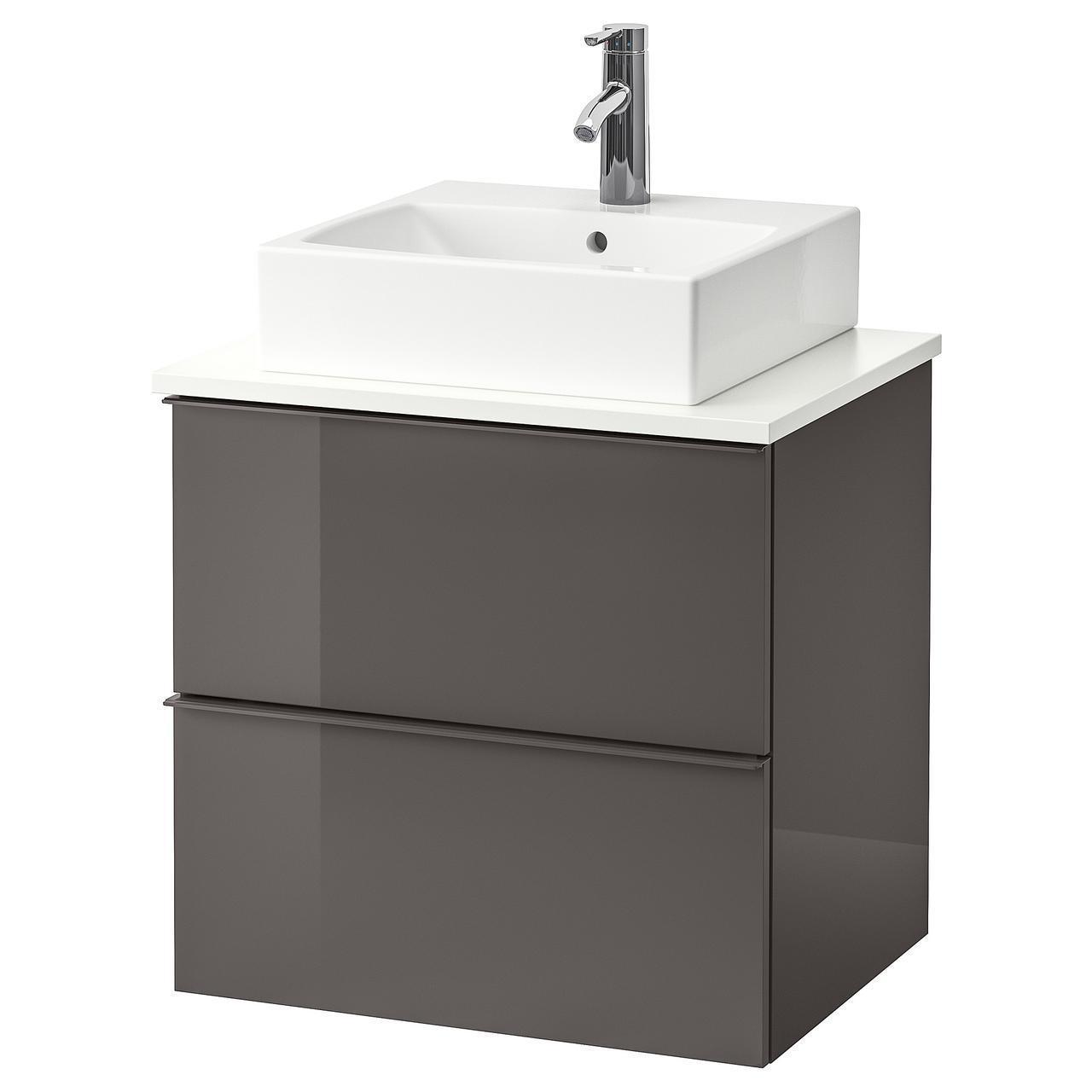IKEA GODMORGON/TOLKEN/TORNVIKEN Шкаф под умывальник с раковиной, глянцевый серый, (291.879.12)
IKEA GODMORGON/TOLKEN/TORNVIKEN Шкаф под умывальник с раковиной, глянцевый серый, (291.879.12)