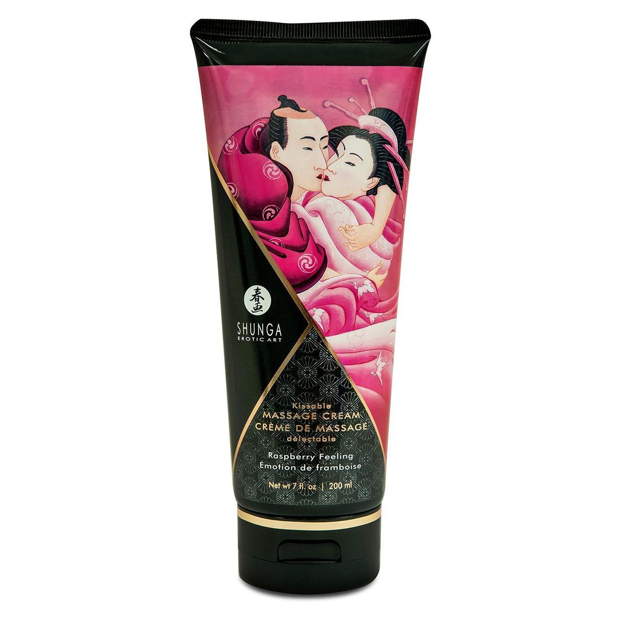 Съедобный массажный крем Shunga KISSABLE MASSAGE CREAM - Raspberry Feeling (200 мл)
Съедобный массажный крем Shunga KISSABLE MASSAGE CREAM - Raspberry Feeling (200 мл)