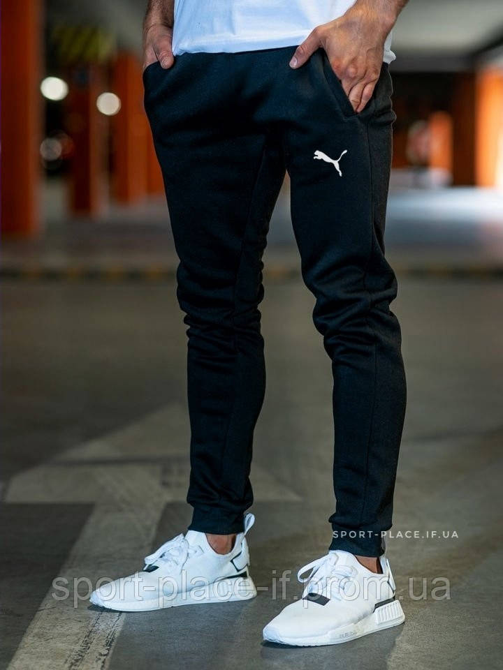 Мужские спортивные штаны Puma (Пума) черные на манжетах (чоловічі спортивні штани), Черный
Мужские спортивные штаны Puma (Пума) черные на манжетах (чоловічі спортивні штани), Черный