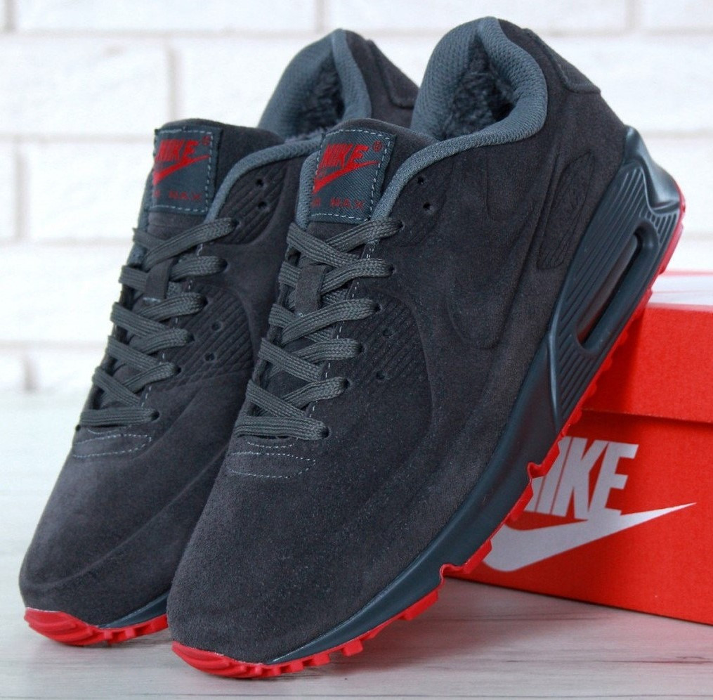 Зимние мужские кроссовки / ботинки Nike Air Max 90 Grey (найк аир макс 90, серые) на меху ААА+
Зимние мужские кроссовки / ботинки Nike Air Max 90 Grey (найк аир макс 90, серые) на меху ААА+