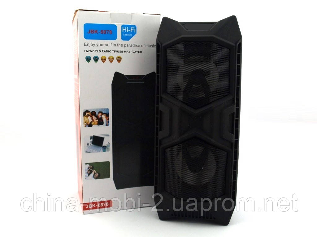 JBK 8878 boombox портативная акустическая система чемодан с bluetooth, FM, MP3, черная
JBK 8878 boombox портативная акустическая система чемодан с bluetooth, FM, MP3, черная