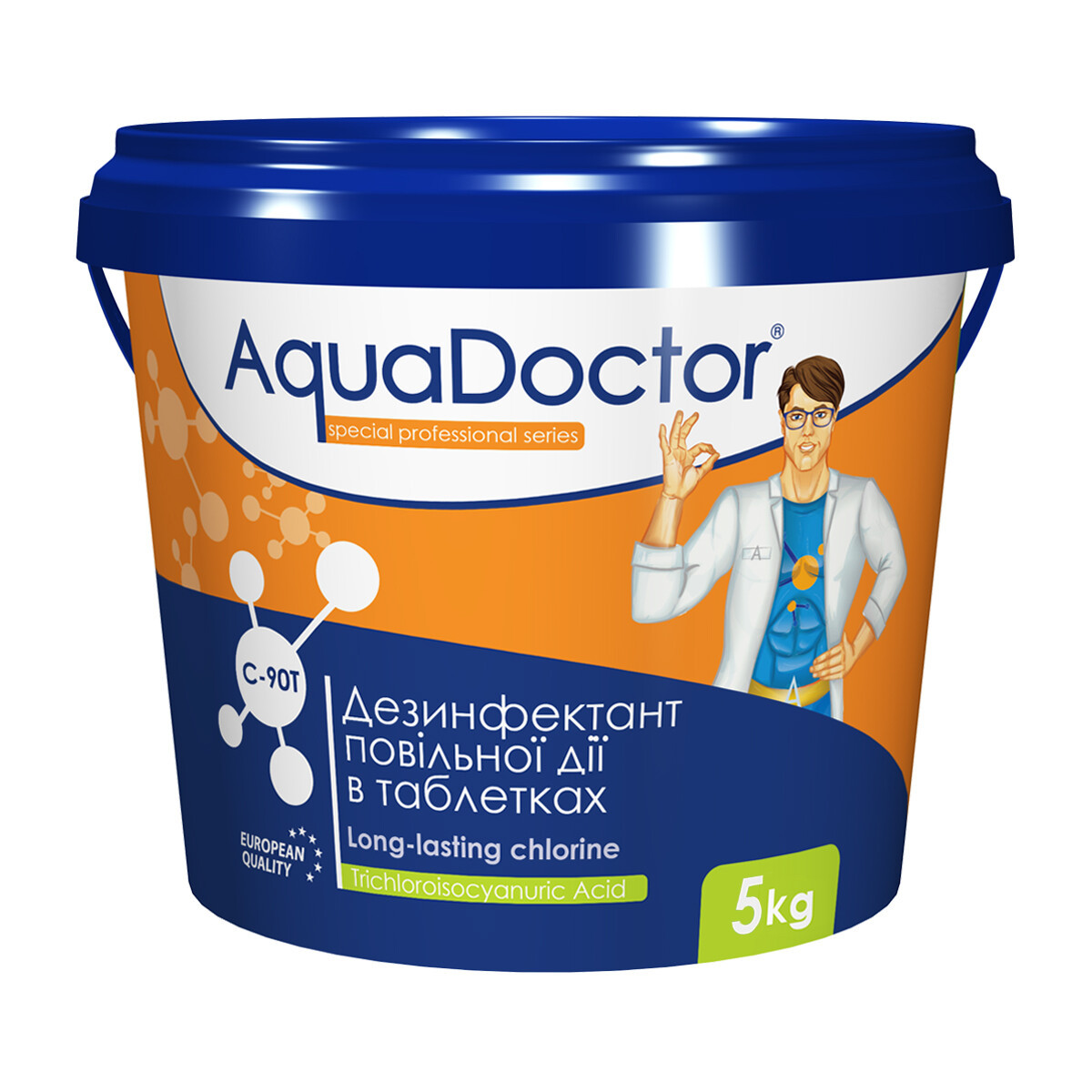 AquaDOCTOR - Хлор медленнорастворимый (профилактический) в таблетках по 200гр. Упаковка 5кг.
AquaDOCTOR - Хлор медленнорастворимый (профилактический) в таблетках по 200гр. Упаковка 5кг.