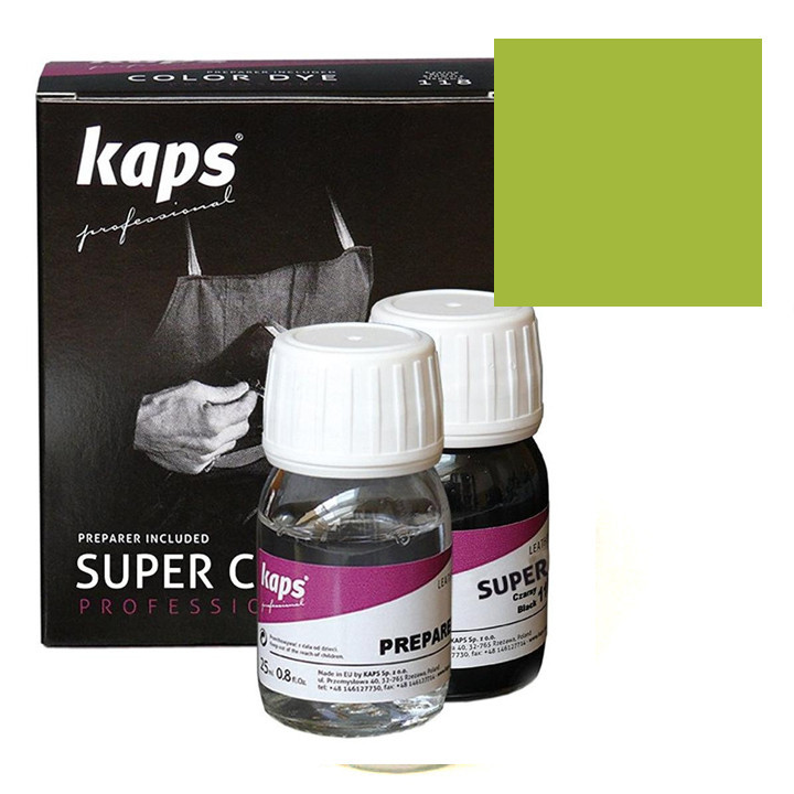 Краска для обуви + средство для подготовки к покраске Kaps Super Color + Preparer 25 ml 132 Green Island
Краска для обуви + средство для подготовки к покраске Kaps Super Color + Preparer 25 ml 132 Green Island