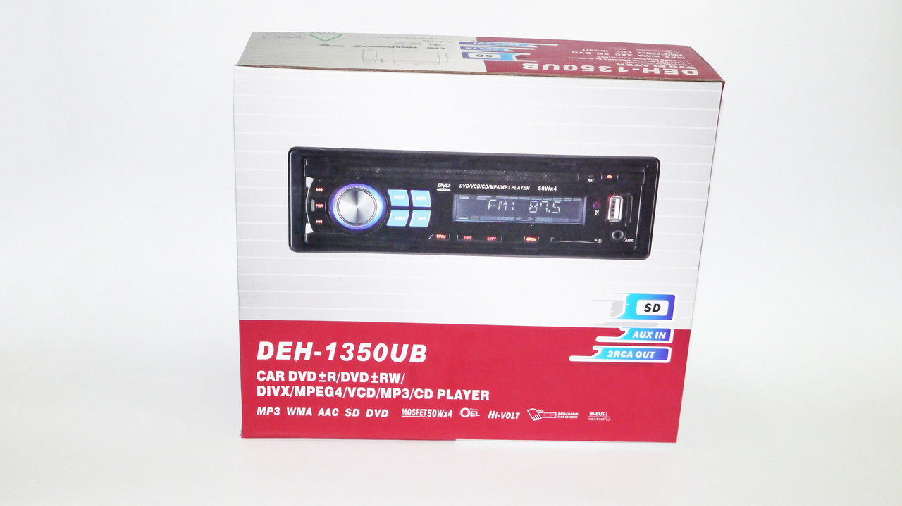 Автомобильная магнитола 1DIN DVD-1350 RGB панель + пульт управления | Автомагнитола
Автомобильная магнитола 1DIN DVD-1350 RGB панель + пульт управления | Автомагнитола