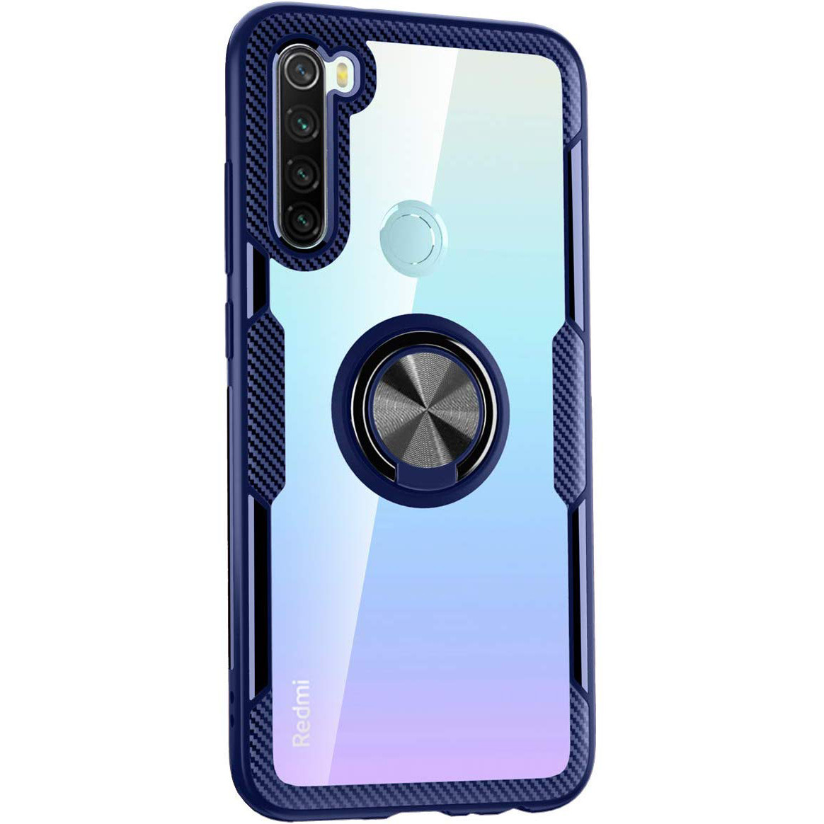 TPU+PC чехол Deen CrystalRing под магнитный держатель для Xiaomi Redmi Note 8, Бесцветный / синий
TPU+PC чехол Deen CrystalRing под магнитный держатель для Xiaomi Redmi Note 8, Бесцветный / синий