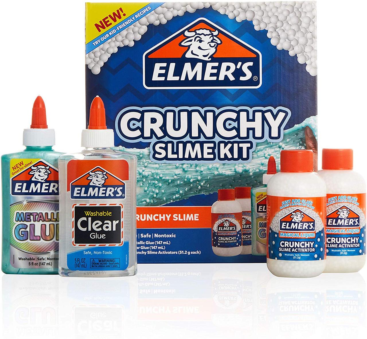 Набор Elmer's для изготовления хрустящего Кранчи слайма. Elmer’s Crunchy Slime Kit, из США
Набор Elmer's для изготовления хрустящего Кранчи слайма. Elmer’s Crunchy Slime Kit, из США