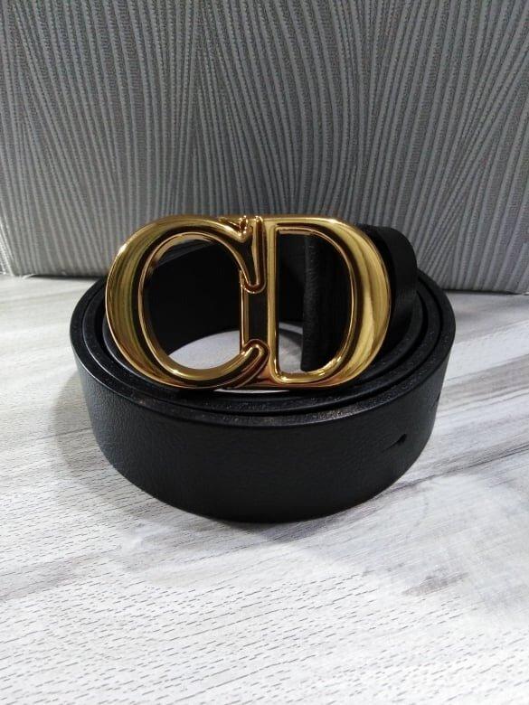 Ремень женский кожаный в стиле Dior, Диор, Christian Dior бляшка золото, ширина 4 см, Черный
Ремень женский кожаный в стиле Dior, Диор, Christian Dior бляшка золото, ширина 4 см, Черный