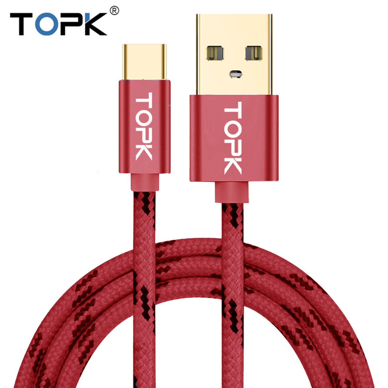 ✳Кабель синхронизации Topk USB (TK09C-VER2) Type-C Red 1m 3A нейлоновый кабель для зарядки
✳Кабель синхронизации Topk USB (TK09C-VER2) Type-C Red 1m 3A нейлоновый кабель для зарядки