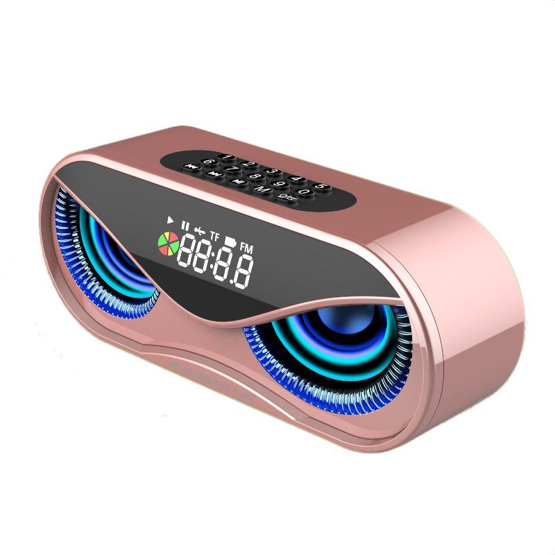 Портативна бездротова колонка MANOVO M6 Owl Eyes 6D Sound LED FM TF USB AUX 10Вт Рожеве Золото (SUN6318)
Портативна бездротова колонка MANOVO M6 Owl Eyes 6D Sound LED FM TF USB AUX 10Вт Рожеве Золото (SUN6318)