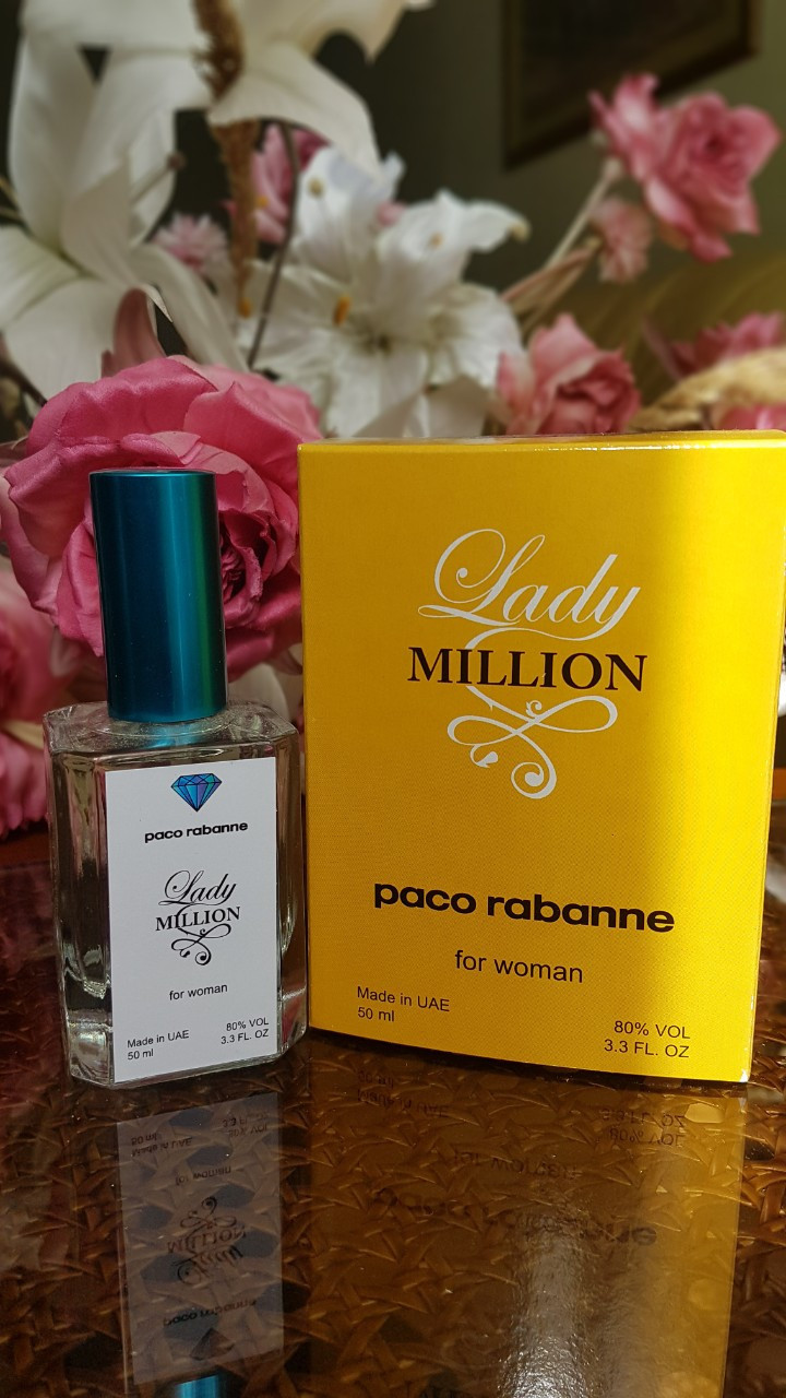 Paco Rabanne Lady Million (пако раббане леди миллион) женская парфюмерия тестер 50 ml Diamond ОАЭ (реплика)
Paco Rabanne Lady Million (пако раббане леди миллион) женская парфюмерия тестер 50 ml Diamond ОАЭ (реплика)