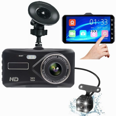 Автомобильный видеорегистратор T672TP, 4", TOUCH SCREEN , металл, 2 камеры, 1080P Full HD
Автомобильный видеорегистратор T672TP, 4", TOUCH SCREEN , металл, 2 камеры, 1080P Full HD