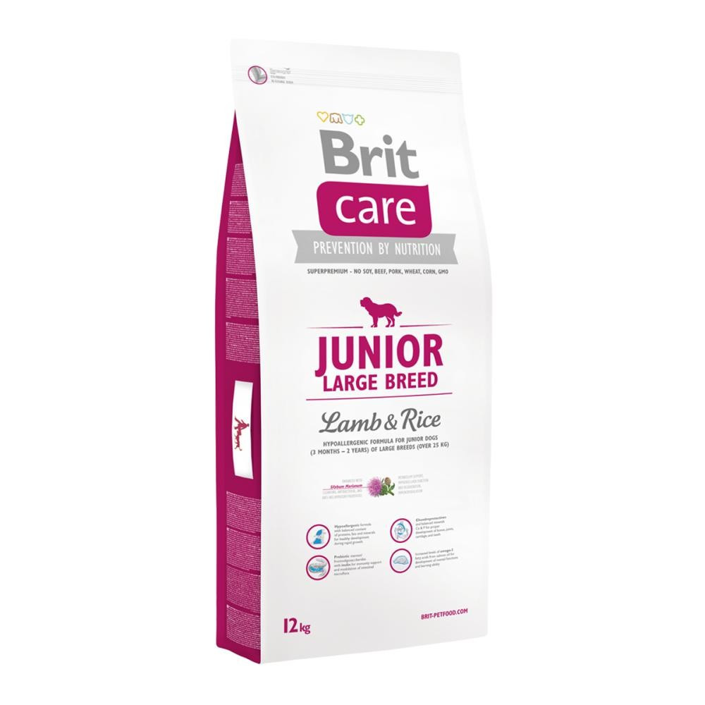 Сухой корм Brit Care Junior Large Breed Lamb для щенков гигантских пород с ягненком и рисом 12 кг
Сухой корм Brit Care Junior Large Breed Lamb для щенков гигантских пород с ягненком и рисом 12 кг