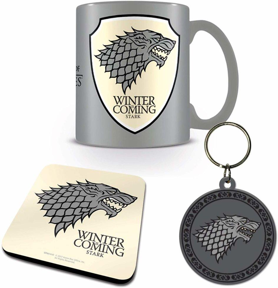 Подарочный набор Pyramid International Game of Thrones: Stark Mug, Coaster and Keychain Set
Подарочный набор Pyramid International Game of Thrones: Stark Mug, Coaster and Keychain Set