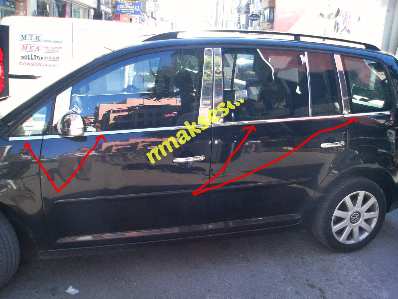 Volkswagen Touran 2003-2010 гг. Наружняя окантовка стекол (8 шт, нерж) Carmos - Турецкая сталь
Volkswagen Touran 2003-2010 гг. Наружняя окантовка стекол (8 шт, нерж) Carmos - Турецкая сталь