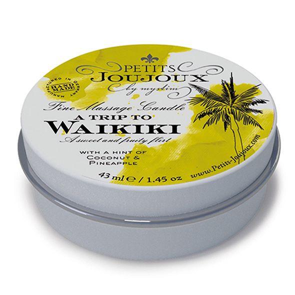 Массажная свечa Petits Joujoux - Waikiki Beach - Coconut and Pineapple (43 мл) с афродизиаками
Массажная свечa Petits Joujoux - Waikiki Beach - Coconut and Pineapple (43 мл) с афродизиаками