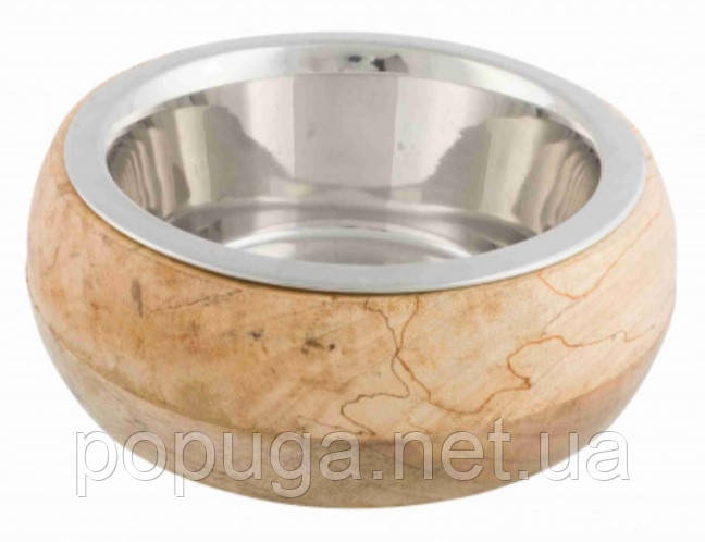 Trixie STAINLESS STEEL BOWL миска металлическая в деревянной рамке для собак, 0,45л
Trixie STAINLESS STEEL BOWL миска металлическая в деревянной рамке для собак, 0,45л