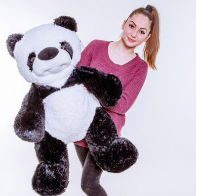 Мягкая плюшевая панда 120 см