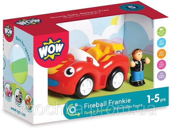 Машинка гоночный болид wow toys 01015 fireball frankie Фрэнки шаровая молния
Машинка гоночный болид wow toys 01015 fireball frankie Фрэнки шаровая молния