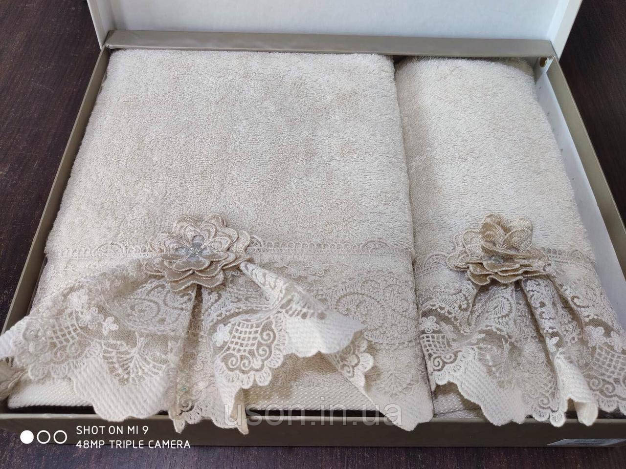 Набор махровых полотенец бамбук 50*90 и 70*140 TM PUPILLA Турция Romantik Bambuk 3D, Песочный
Набор махровых полотенец бамбук 50*90 и 70*140 TM PUPILLA Турция Romantik Bambuk 3D, Песочный