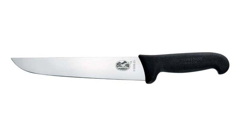 Акция! Кухонный нож Victorinox Fibrox Butcher 23см с чёрной ручкой (55203.23) [Скидка 5% при самостоятельном заказе + скидка 5% при 100% предоплате!
Акция! Кухонный нож Victorinox Fibrox Butcher 23см с чёрной ручкой (55203.23) [Скидка 5% при самостоятельном заказе + скидка 5% при 100% предоплате!