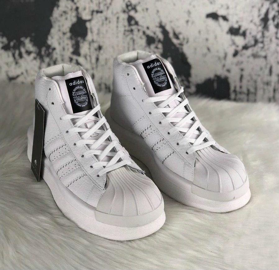 Rick Owens × Adidas Mastodon Pro II White | кроссовки женские; белые; кожаные; высокие; осенние/весенние 39eur - 25.0cm, Белый
Rick Owens × Adidas Mastodon Pro II White | кроссовки женские; белые; кожаные; высокие; осенние/весенние 39eur - 25.0cm, Белый