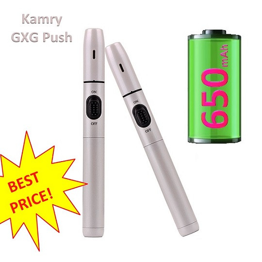 Электронная система нагревания табака Kamry GXG Push 650 mAh (совместимость со стиками IQOS) Белый
Электронная система нагревания табака Kamry GXG Push 650 mAh (совместимость со стиками IQOS) Белый