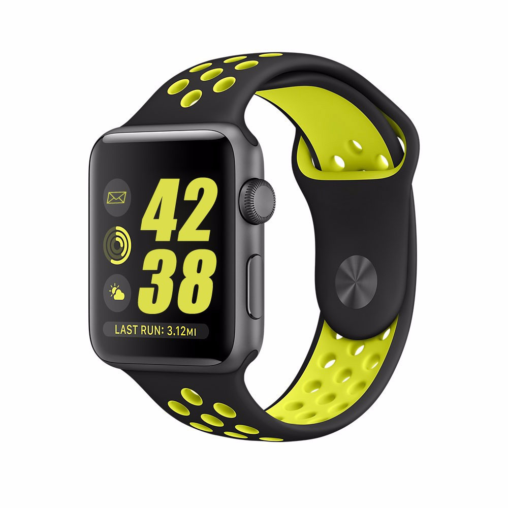 Спортивный ремешок с перфорацией Primo для часов Apple Watch 42mm / 44mm - Black&Yellow S
Спортивный ремешок с перфорацией Primo для часов Apple Watch 42mm / 44mm - Black&Yellow S