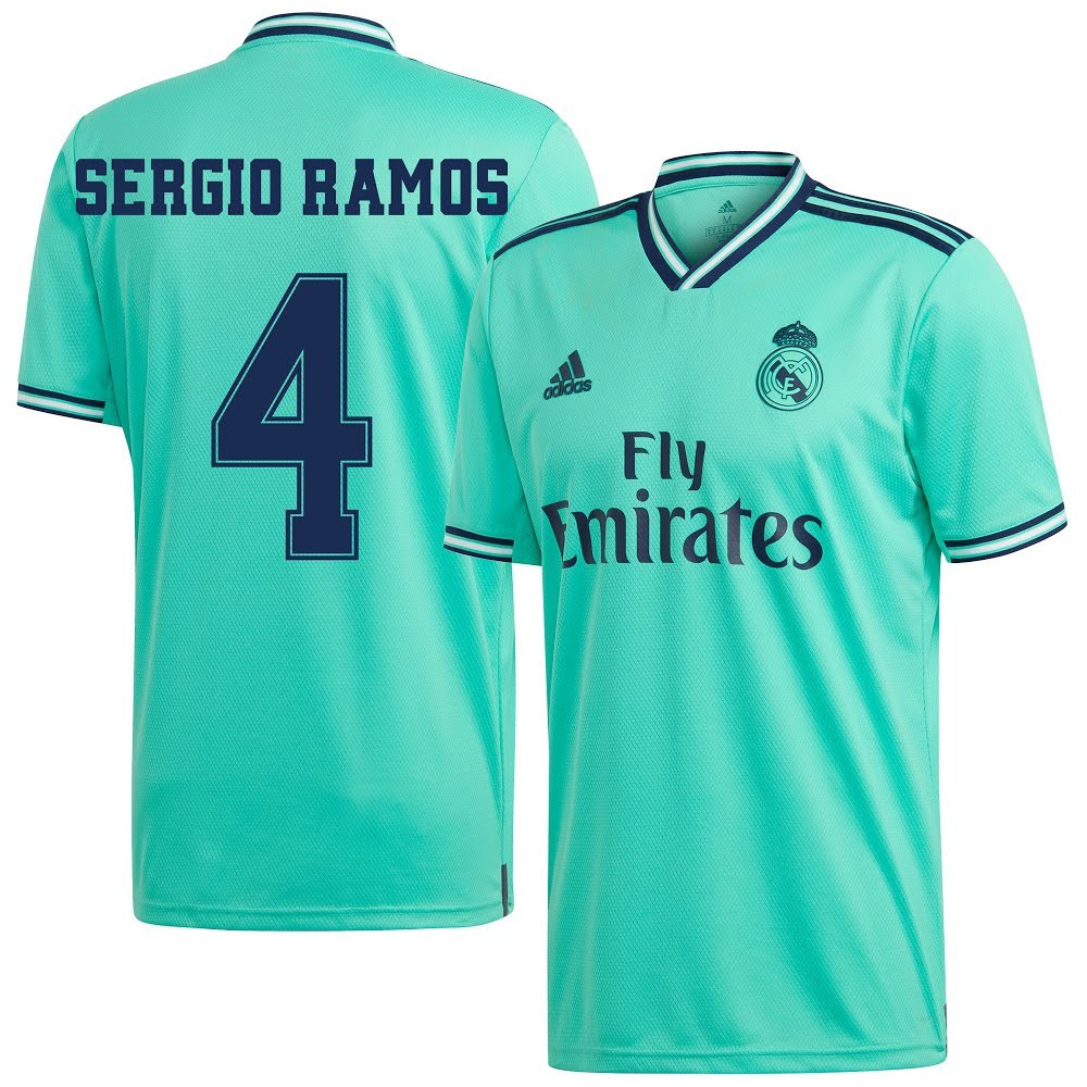Футбольная форма Реал Мадрид Серхио Рамос (Real Madrid Sergio Ramos) 2019-2020 Гостевая Бирюзовая 22 (на рост 125-135 см)
Футбольная форма Реал Мадрид Серхио Рамос (Real Madrid Sergio Ramos) 2019-2020 Гостевая Бирюзовая 22 (на рост 125-135 см)