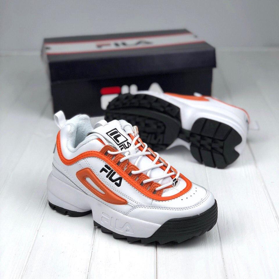 Женские кроссовки Fila Disruptor II orange black white / Фила Дизраптор 2 белые оранжевые, Оранжево-белые
Женские кроссовки Fila Disruptor II orange black white / Фила Дизраптор 2 белые оранжевые, Оранжево-белые