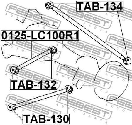 Тяга задняя продольная LEXUS LX (UZJ100) / TOYOTA LAND CRUISER 100 (_J1_) 1997-2008 г.
Тяга задняя продольная LEXUS LX (UZJ100) / TOYOTA LAND CRUISER 100 (_J1_) 1997-2008 г.