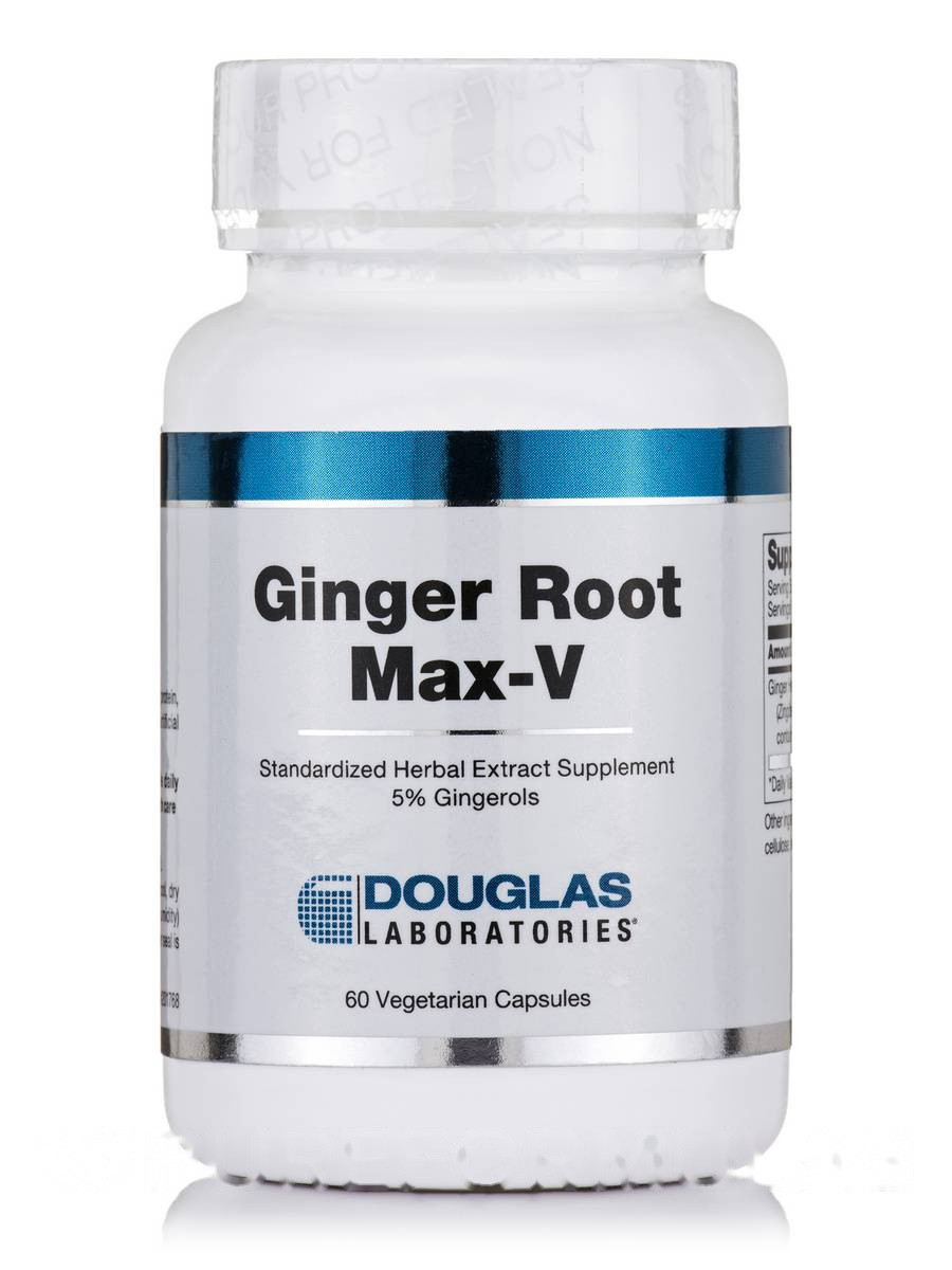 Имбирный корень Max-V, Ginger Root Max-V, Douglas Laboratories, 60 вегетарианских капсул
Имбирный корень Max-V, Ginger Root Max-V, Douglas Laboratories, 60 вегетарианских капсул