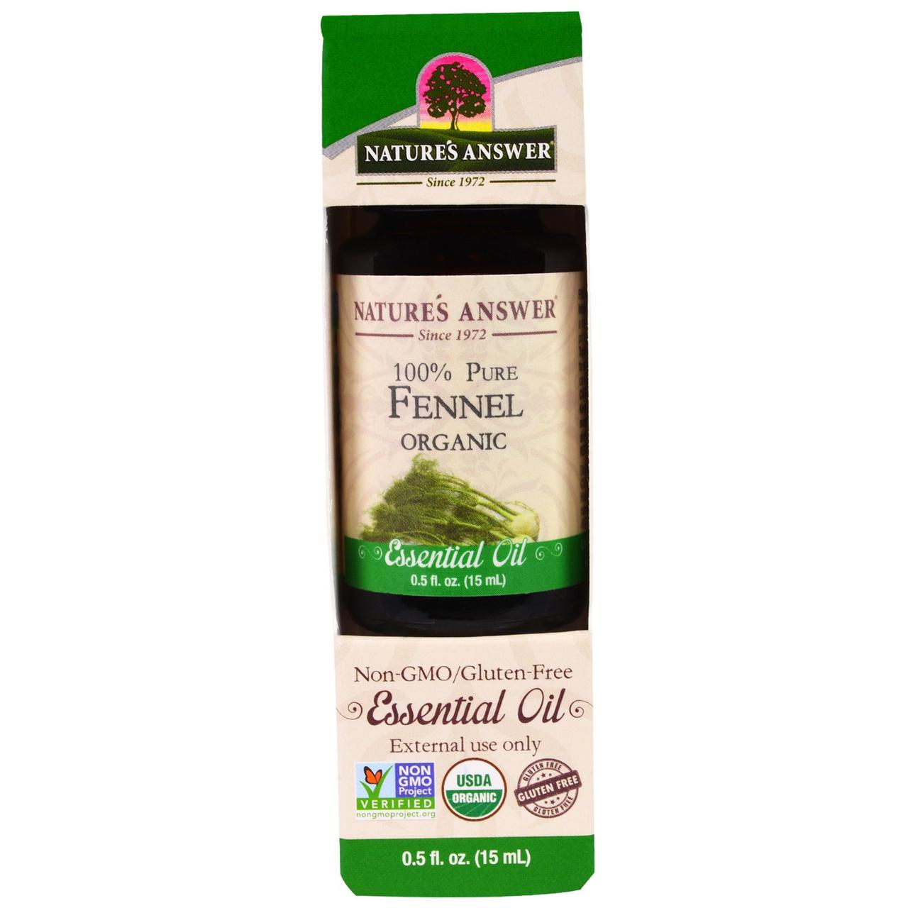 Органическое эфирное масло фенхеля Nature's Answer "Fennel Organic Essential Oil" (15 мл)
Органическое эфирное масло фенхеля Nature's Answer "Fennel Organic Essential Oil" (15 мл)