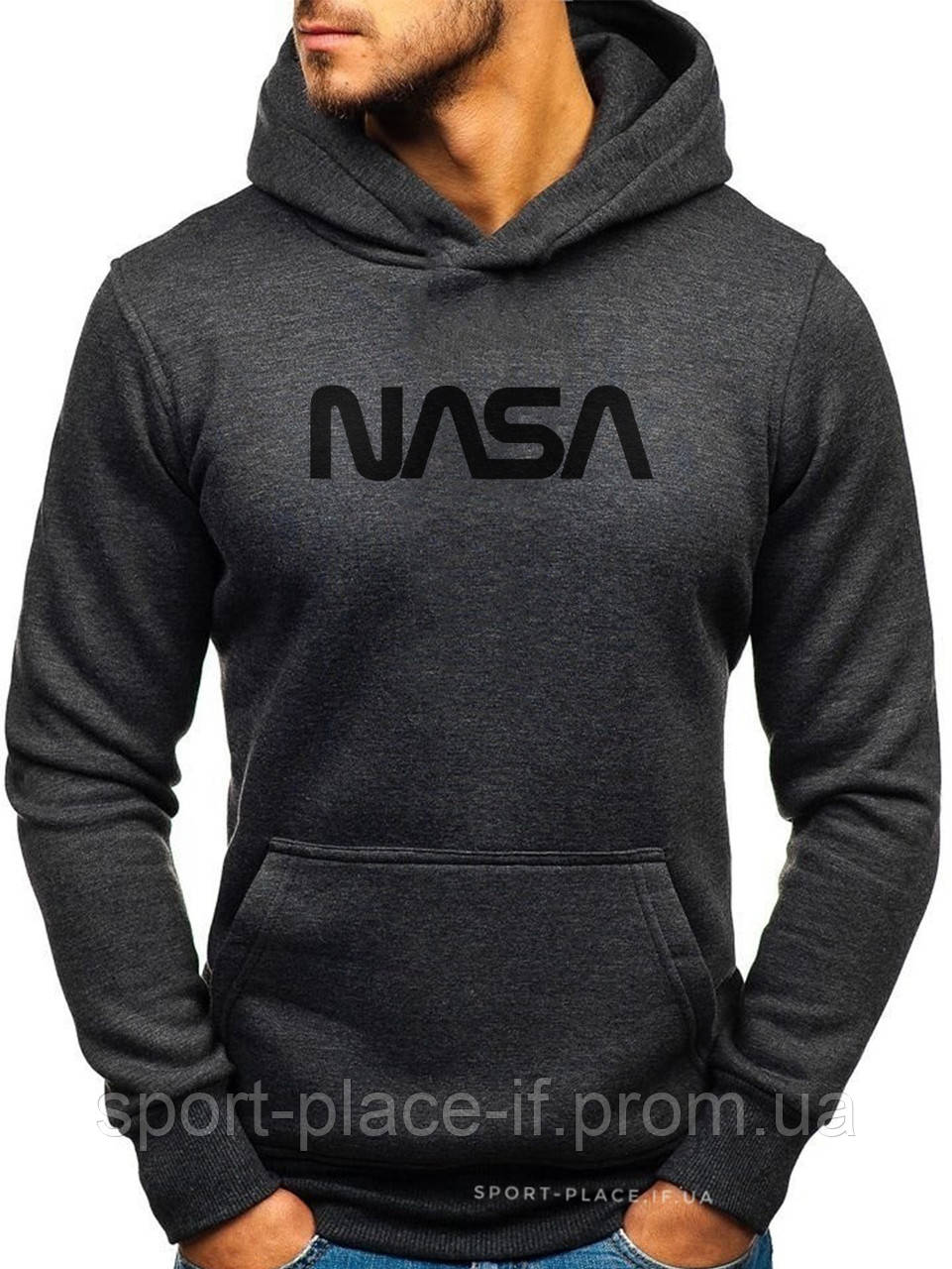 Мужская толстовка Nasa (Наса) темно серая (большая черная эмблема) кенгуру худи, Темно-серый
Мужская толстовка Nasa (Наса) темно серая (большая черная эмблема) кенгуру худи, Темно-серый