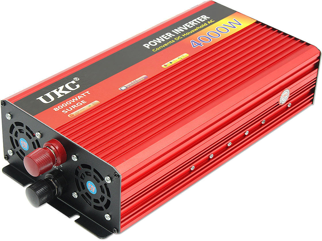 Преобразователь напряжения инвертор UKC Surge 4000W 24V-220V AR c функции плавного пуска Red
Преобразователь напряжения инвертор UKC Surge 4000W 24V-220V AR c функции плавного пуска Red
