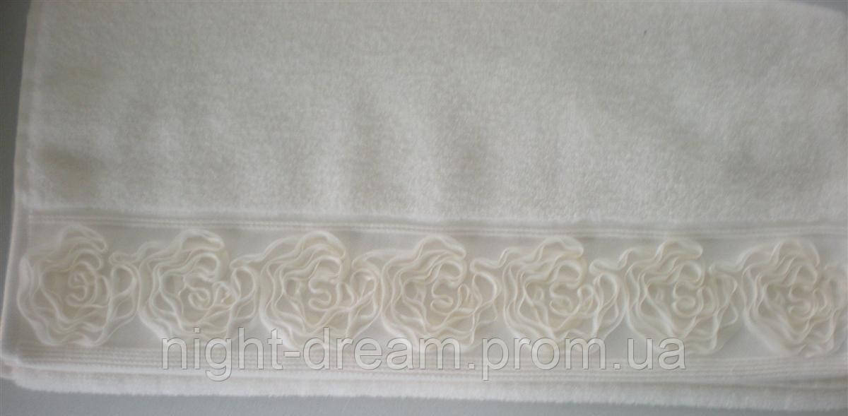 Махровые полотенца 50х100 Gul от Eke Home кремовое