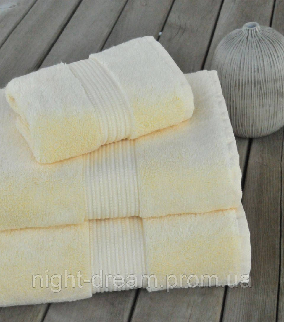 Махровое полотенце 30х50 MASAL от Eke Home лимонный