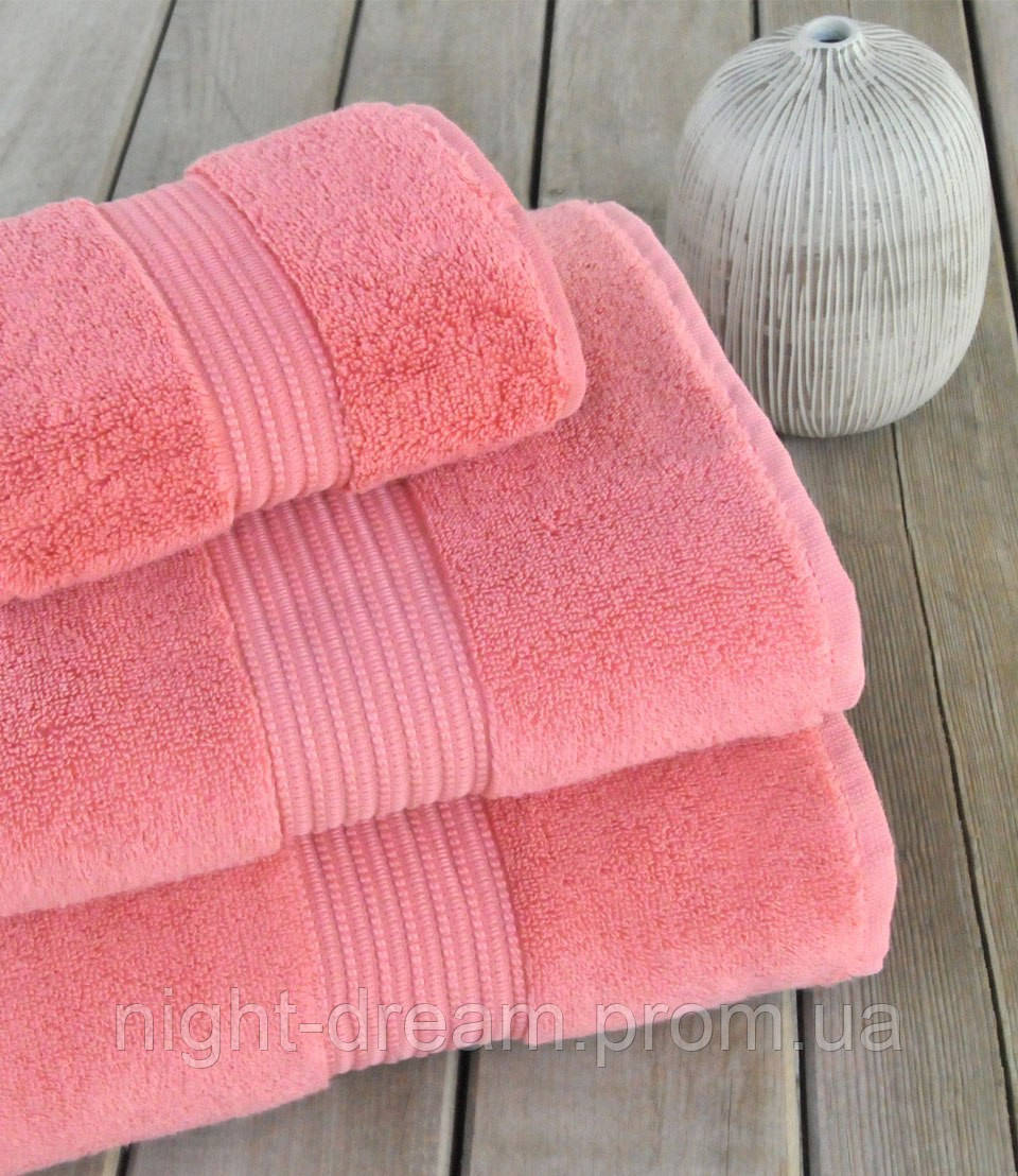 Махровое полотенце 50х90 MASAL от Eke Home коралловый