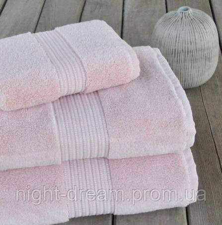 Махровое полотенце 50х90 MASAL от Eke Home розовое