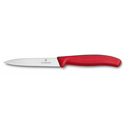 Кухонный нож Victorinox SwissClassic для нарезки 10 см, волнистое лезвие, красный (6.7731)
Кухонный нож Victorinox SwissClassic для нарезки 10 см, волнистое лезвие, красный (6.7731)