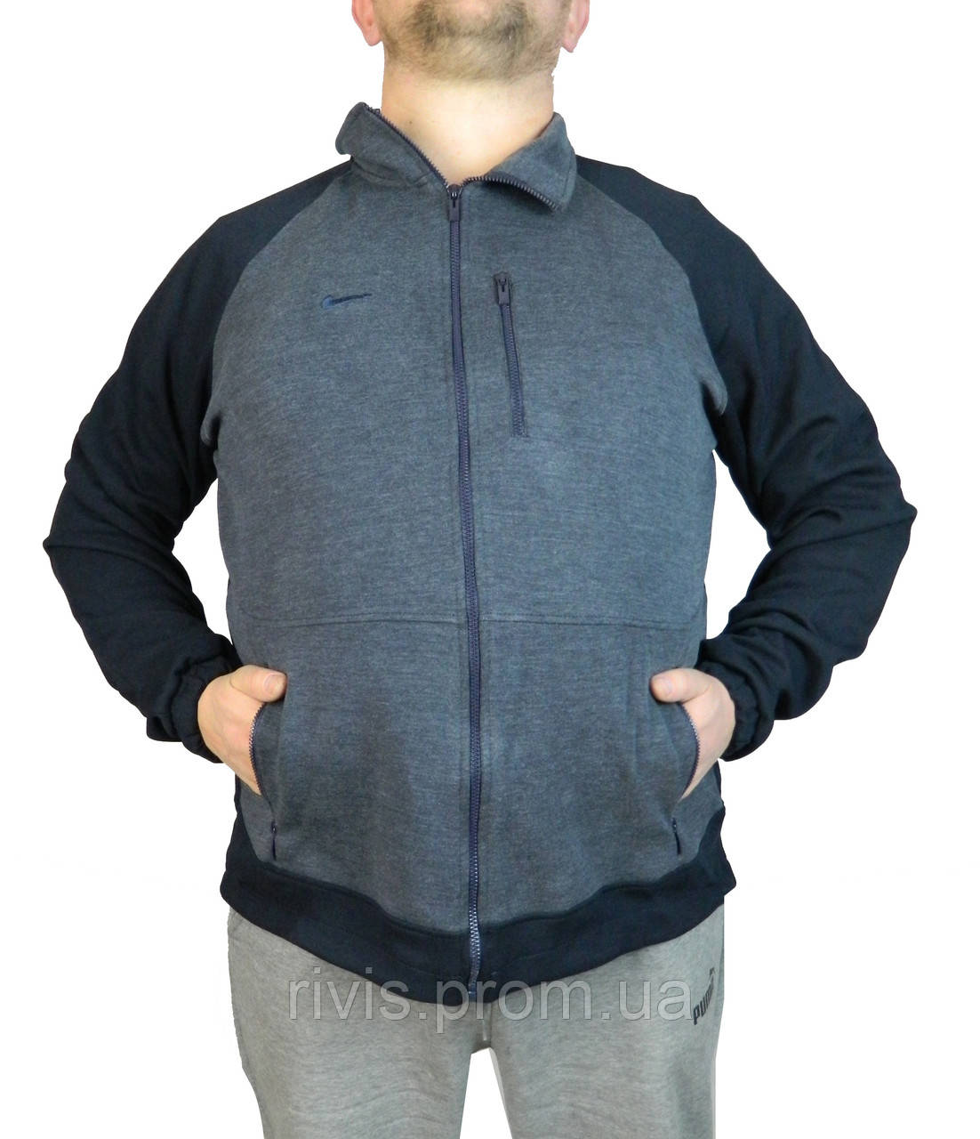 Кофта мужская NIKE на замке,на молнии,мужской худи,большого размера 56-58-60-62 синий с индиго,реплика, Черный с серым
Кофта мужская NIKE на замке,на молнии,мужской худи,большого размера 56-58-60-62 синий с индиго,реплика, Черный с серым