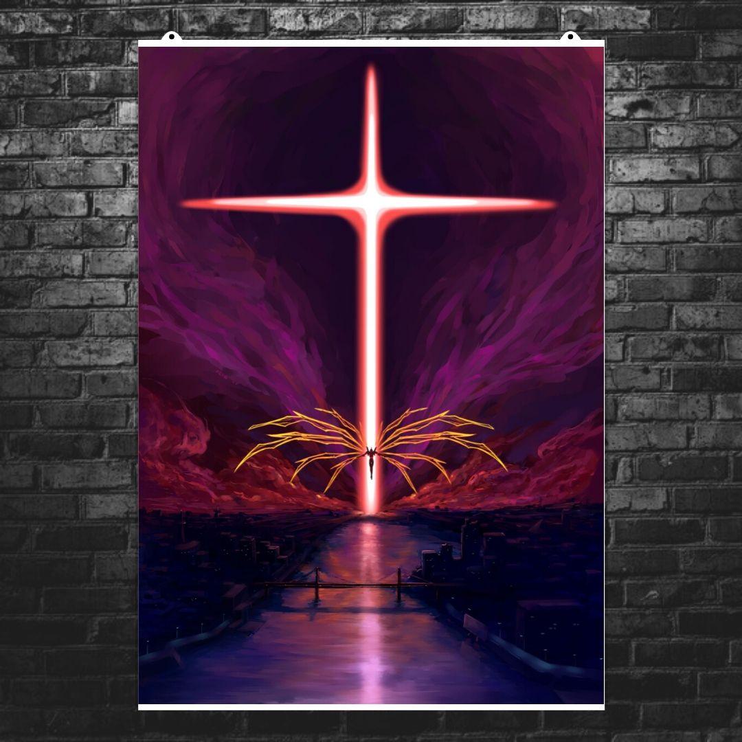 Постер "Neon Genesis Evangelion. Крест", Евангелион, Ева, плакат №3. Размер 60x85см (A1). Матовая бумага
Постер "Neon Genesis Evangelion. Крест", Евангелион, Ева, плакат №3. Размер 60x85см (A1). Матовая бумага